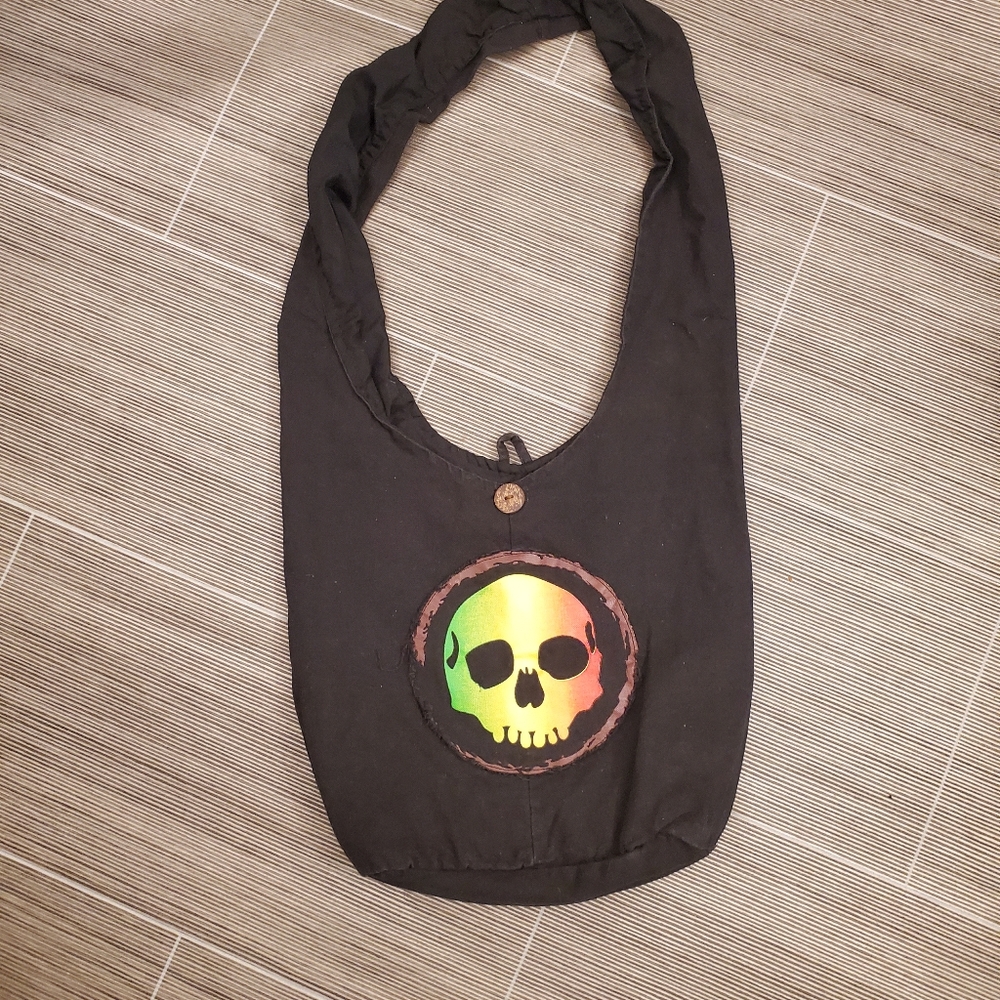 Skull punk crossbody bag - Picture 2 of 5